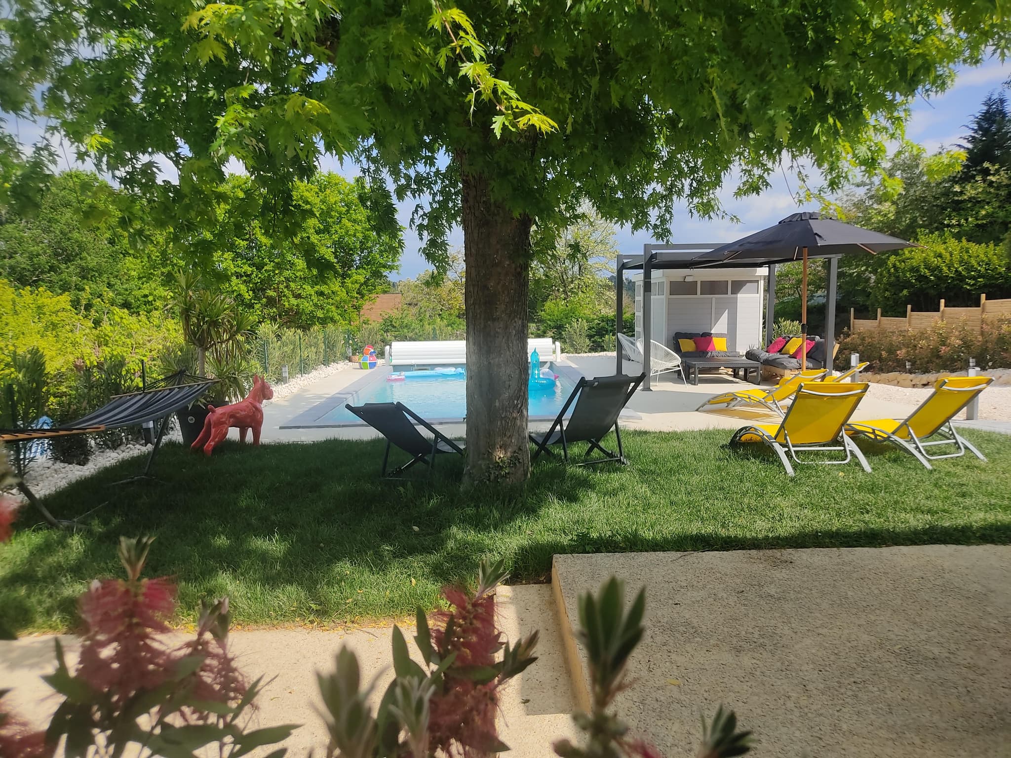 Villa d'Elsa avec piscine chauffée à Sarlat_63