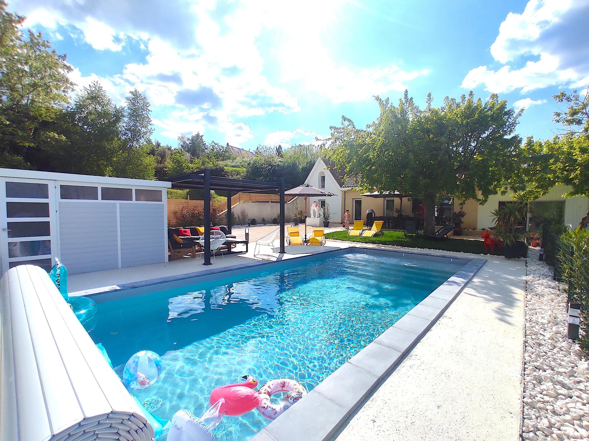 Villa d'Elsa avec piscine chauffée à Sarlat_56