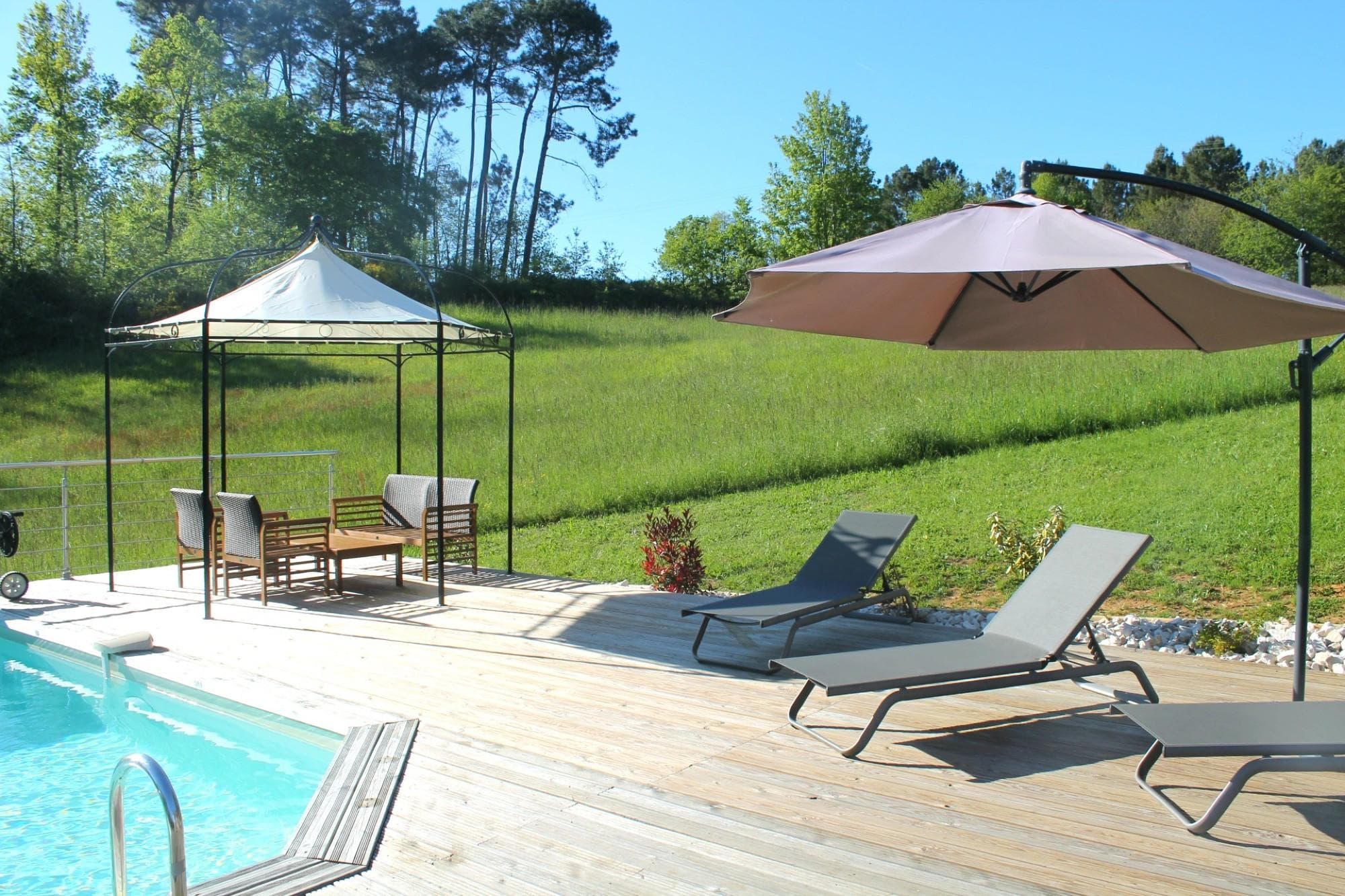 Les Combes avec piscine chauffée au nord Sarlat_6
