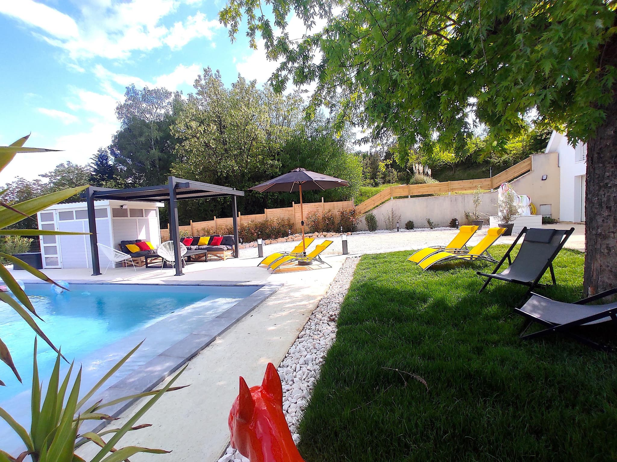 Villa d'Elsa avec piscine chauffée à Sarlat_53