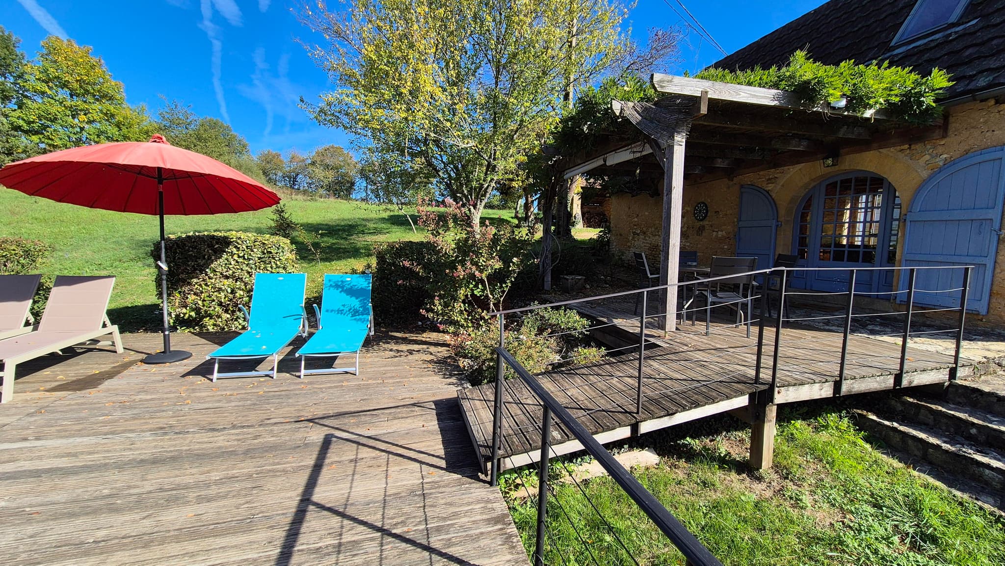 Les Combes avec piscine chauffée au nord Sarlat_17