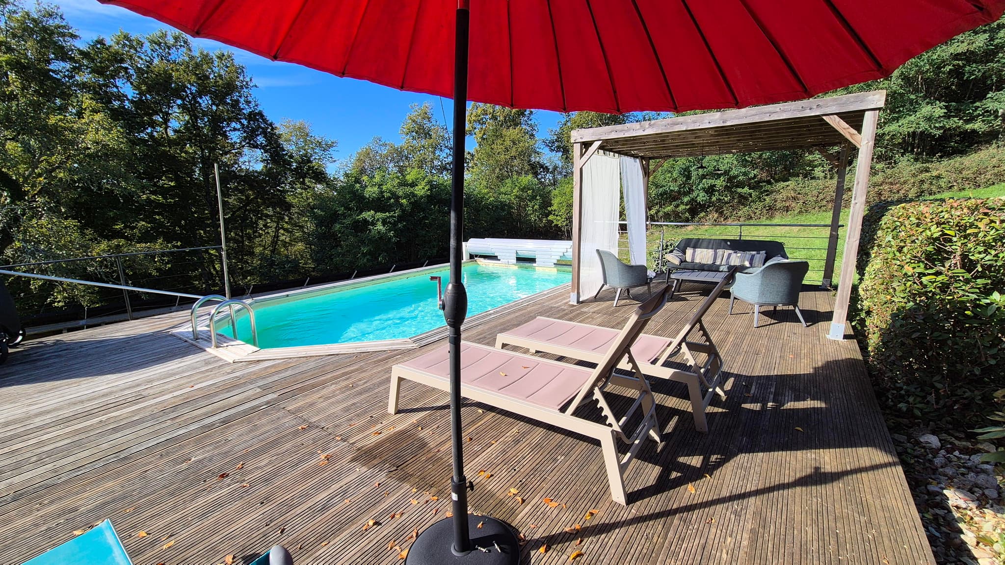 Les Combes avec piscine chauffée au nord Sarlat_1