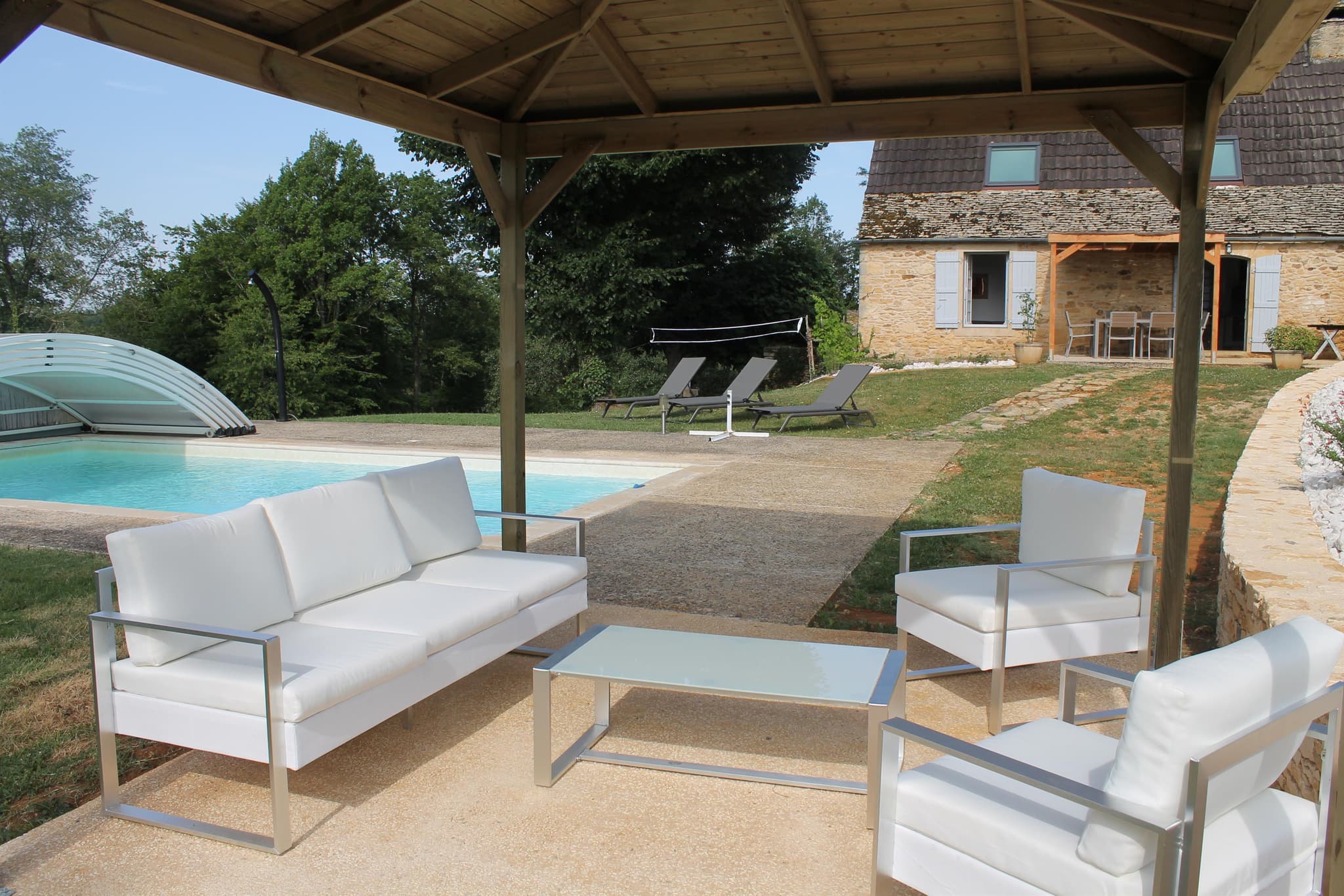 Les Mazaux avec piscine chauffée au nord de Sarlat_4