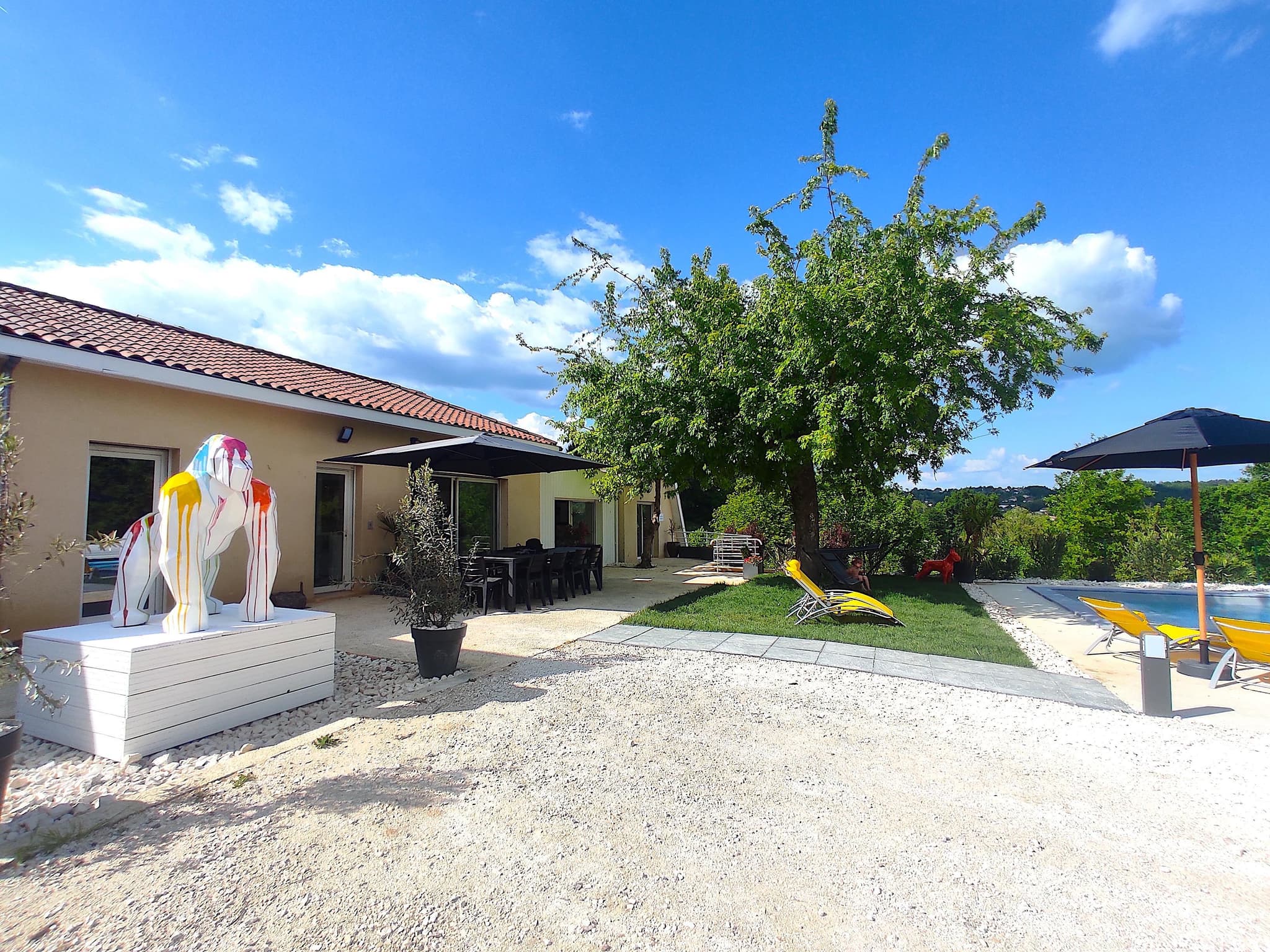 Villa d'Elsa avec piscine chauffée à Sarlat_59