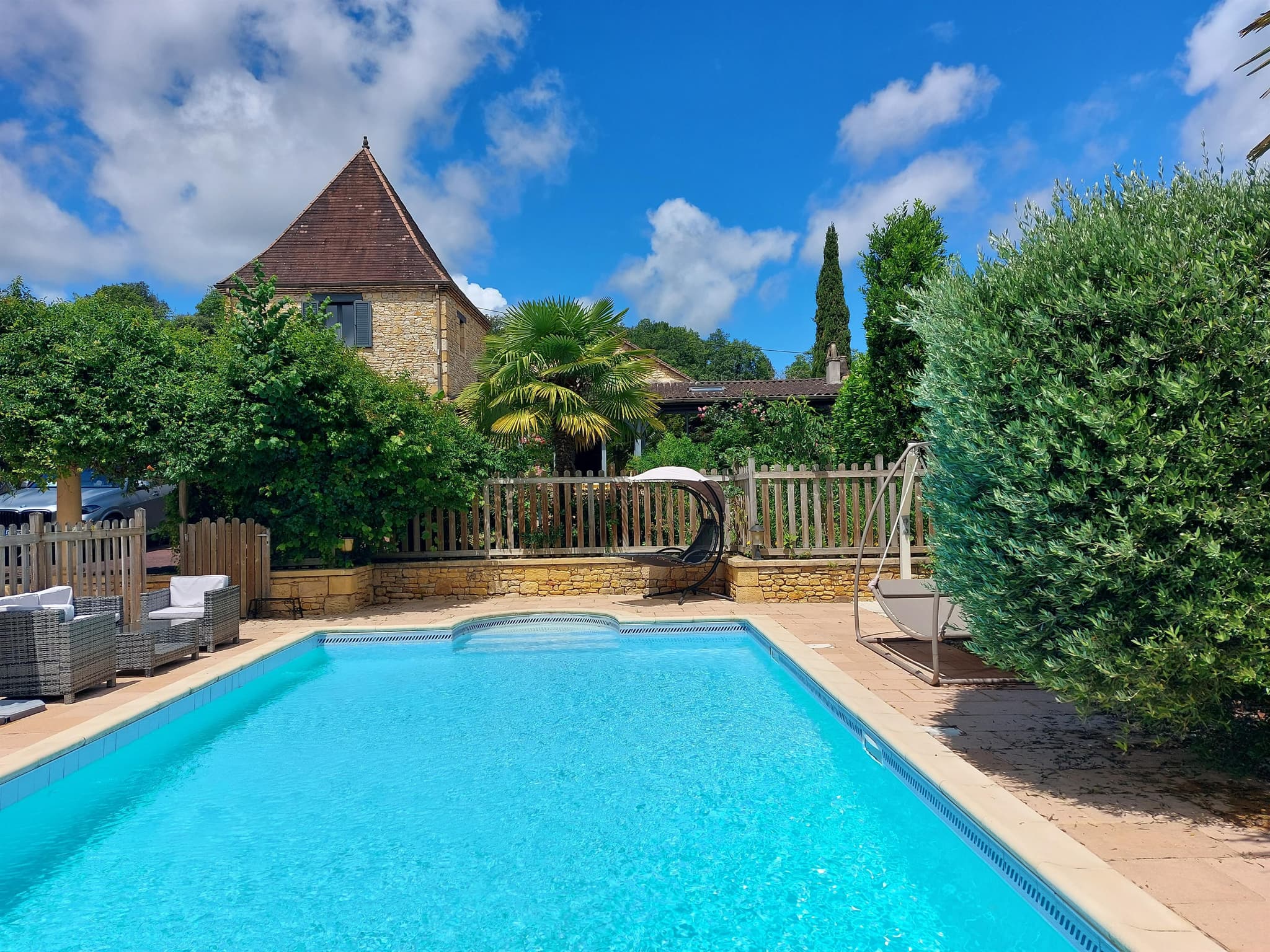 Villa le Lébérou avec piscine chauffée à Sarlat_1
