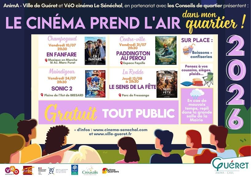 Cinema plein air 2026