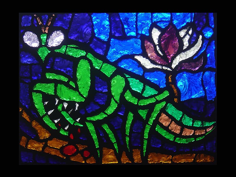 Vitrail et mosaïque
