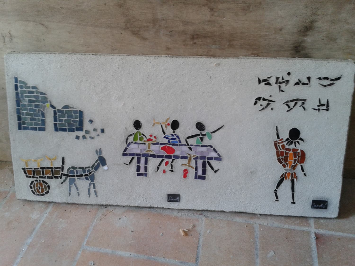 Vitrail et mosaïque