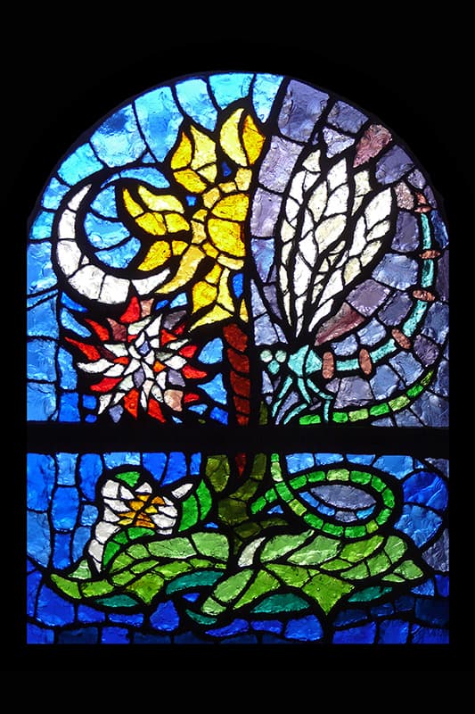 Vitrail et mosaïque