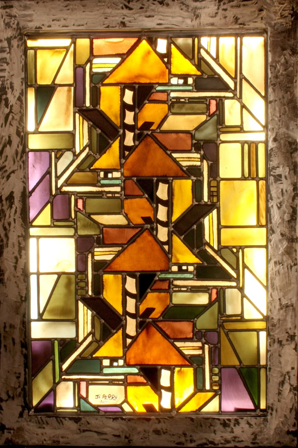 Vitrail et mosaïque