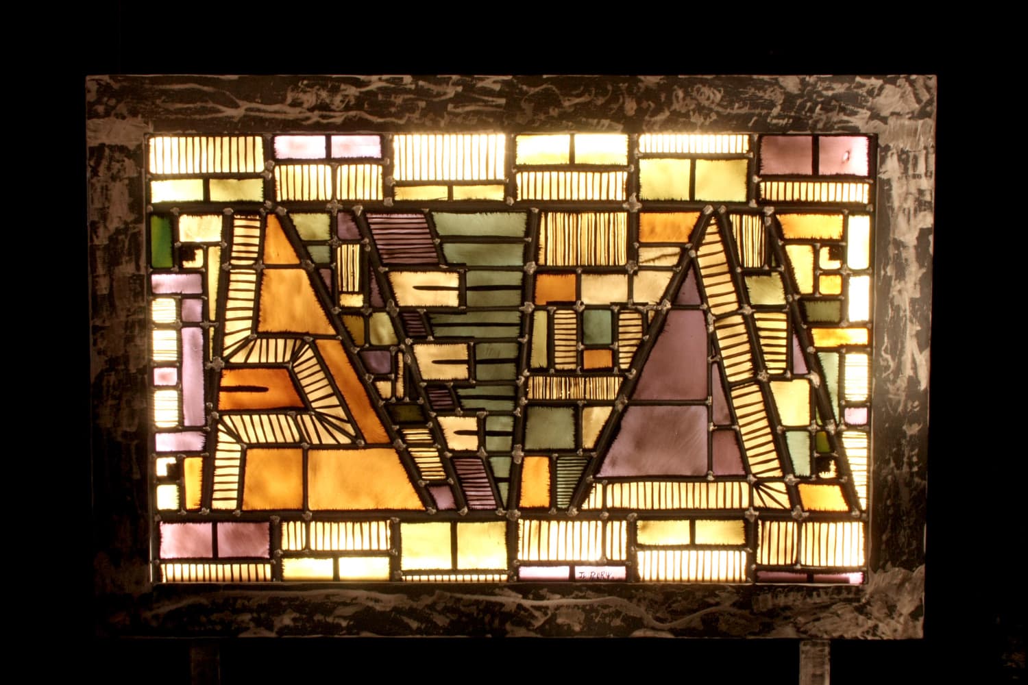 Vitrail et mosaïque