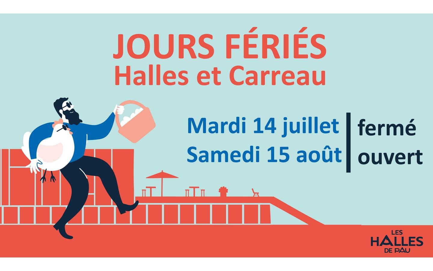 jours féries Halles