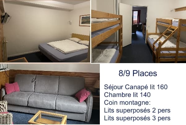 Le chalet c05- couchages