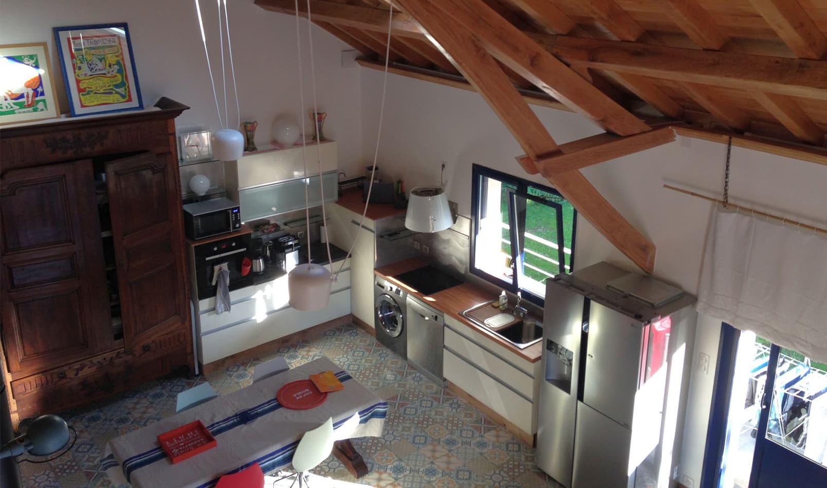 maison-recondo-location Tardets coin-cuisine