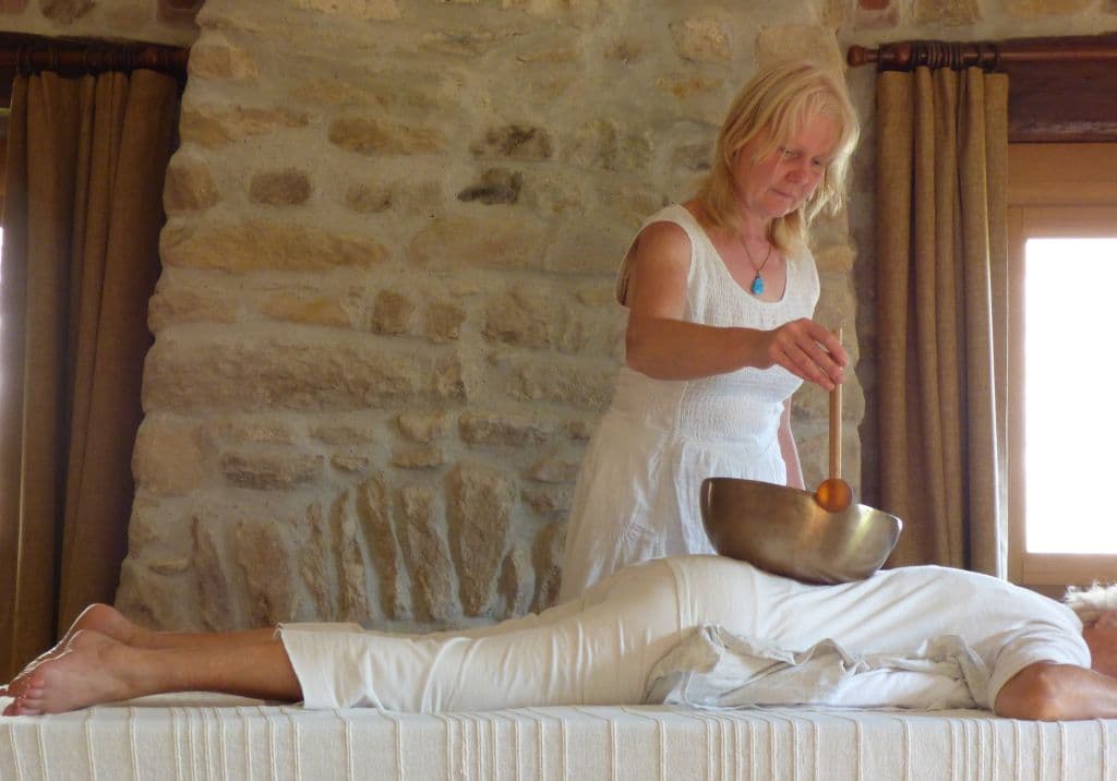Massage sonore pour détente profonde