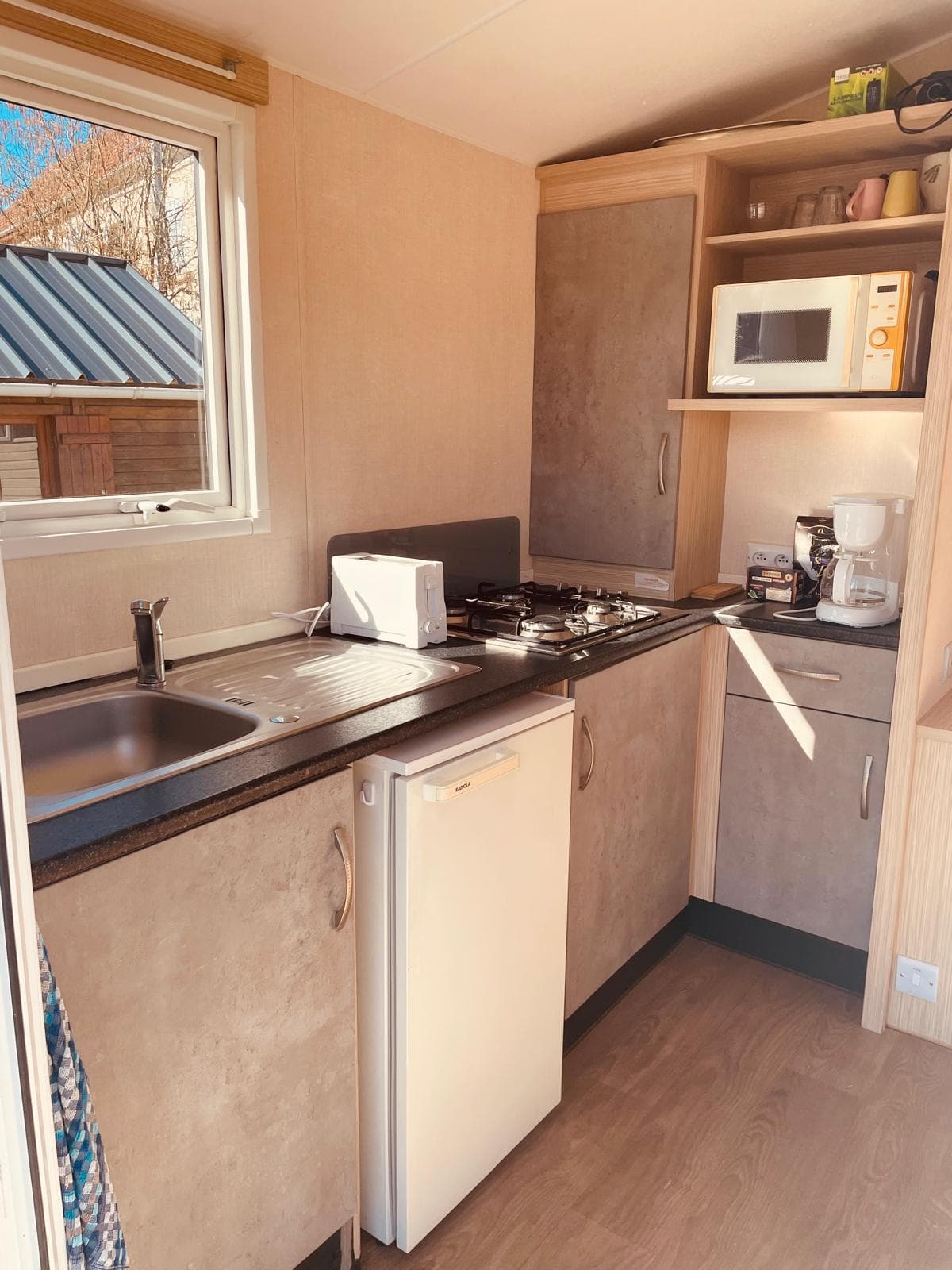 Mobil-home kitchenette
