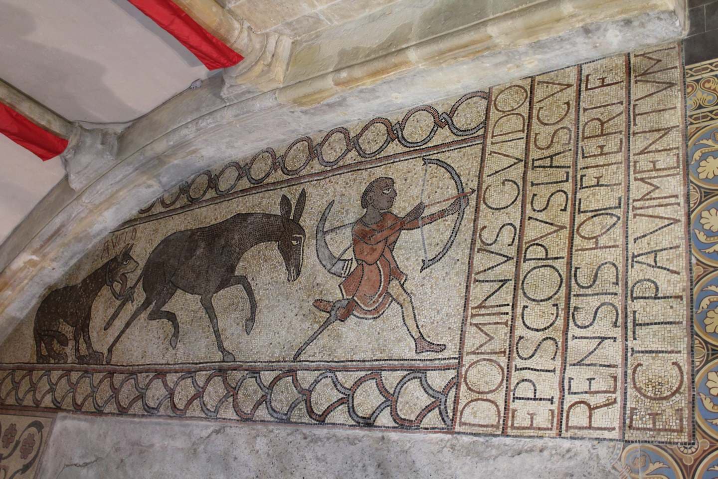 Balade médiévale Lescar - mosaïque 12ème