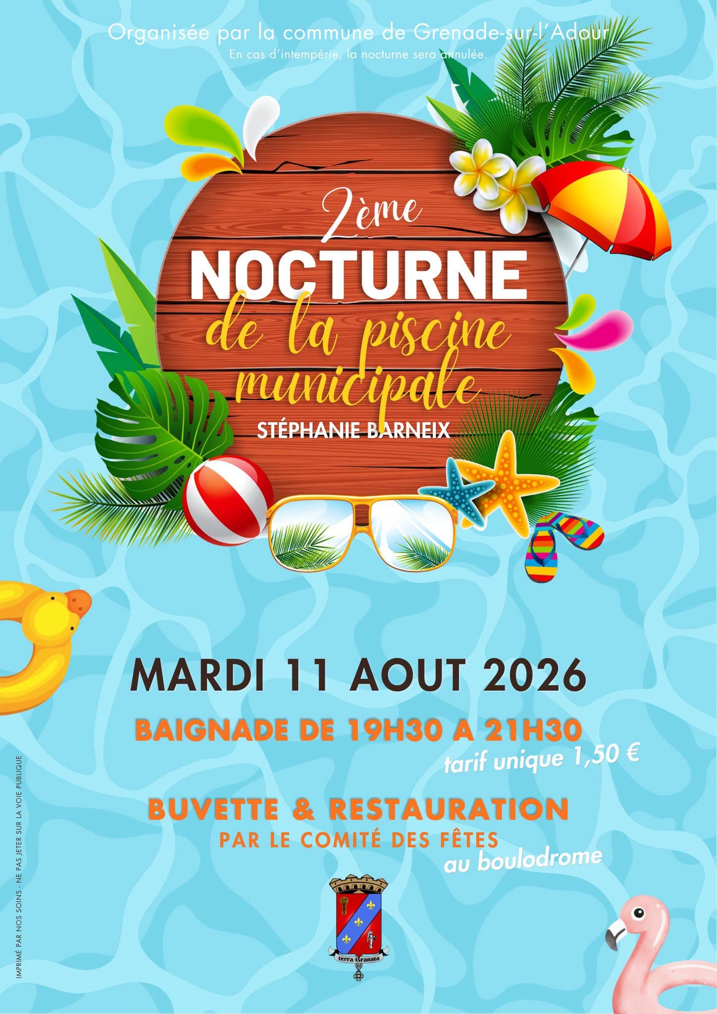 nocturne piscine
