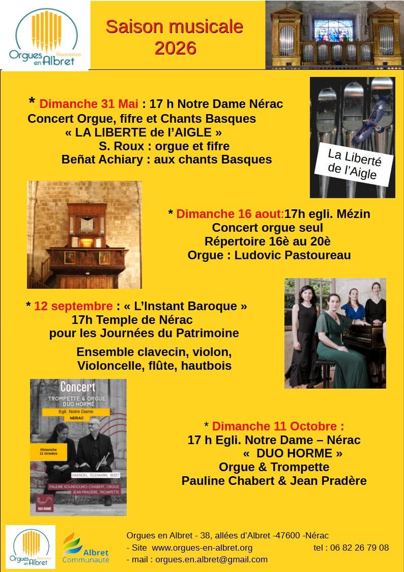 orgue et musique en Albret