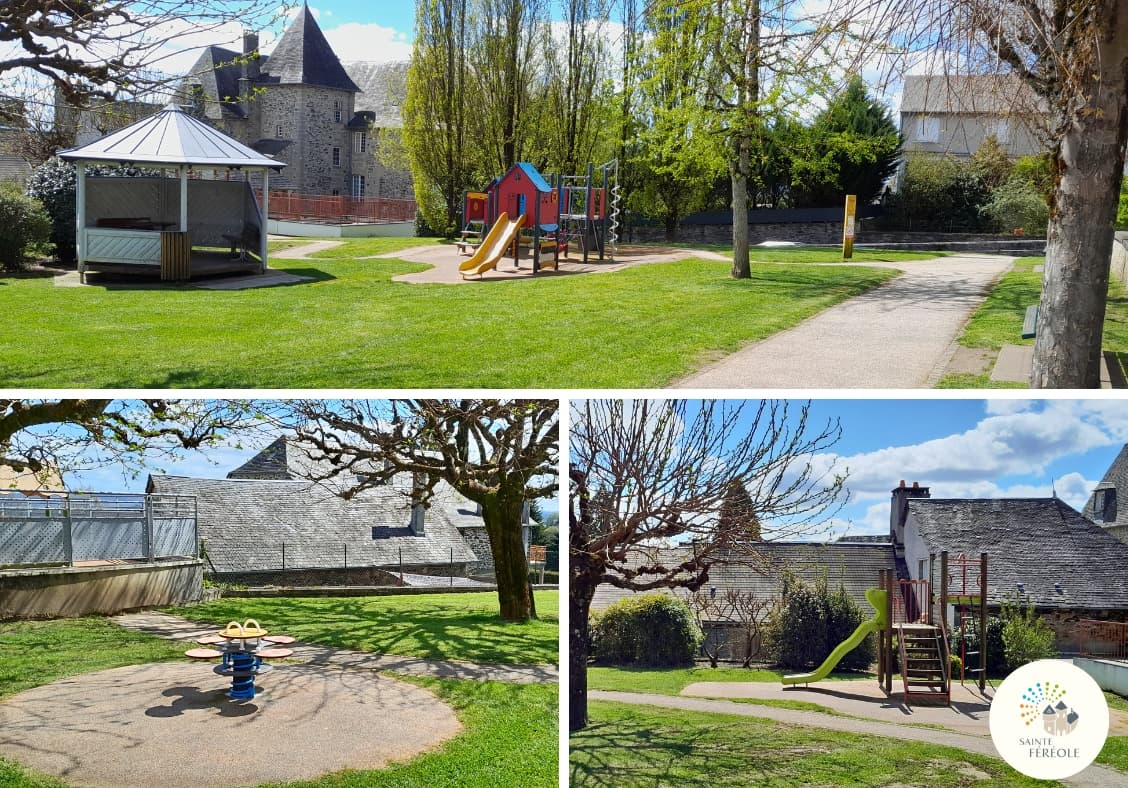 Aire de jeux pour enfants : Parc avec aire de jeux