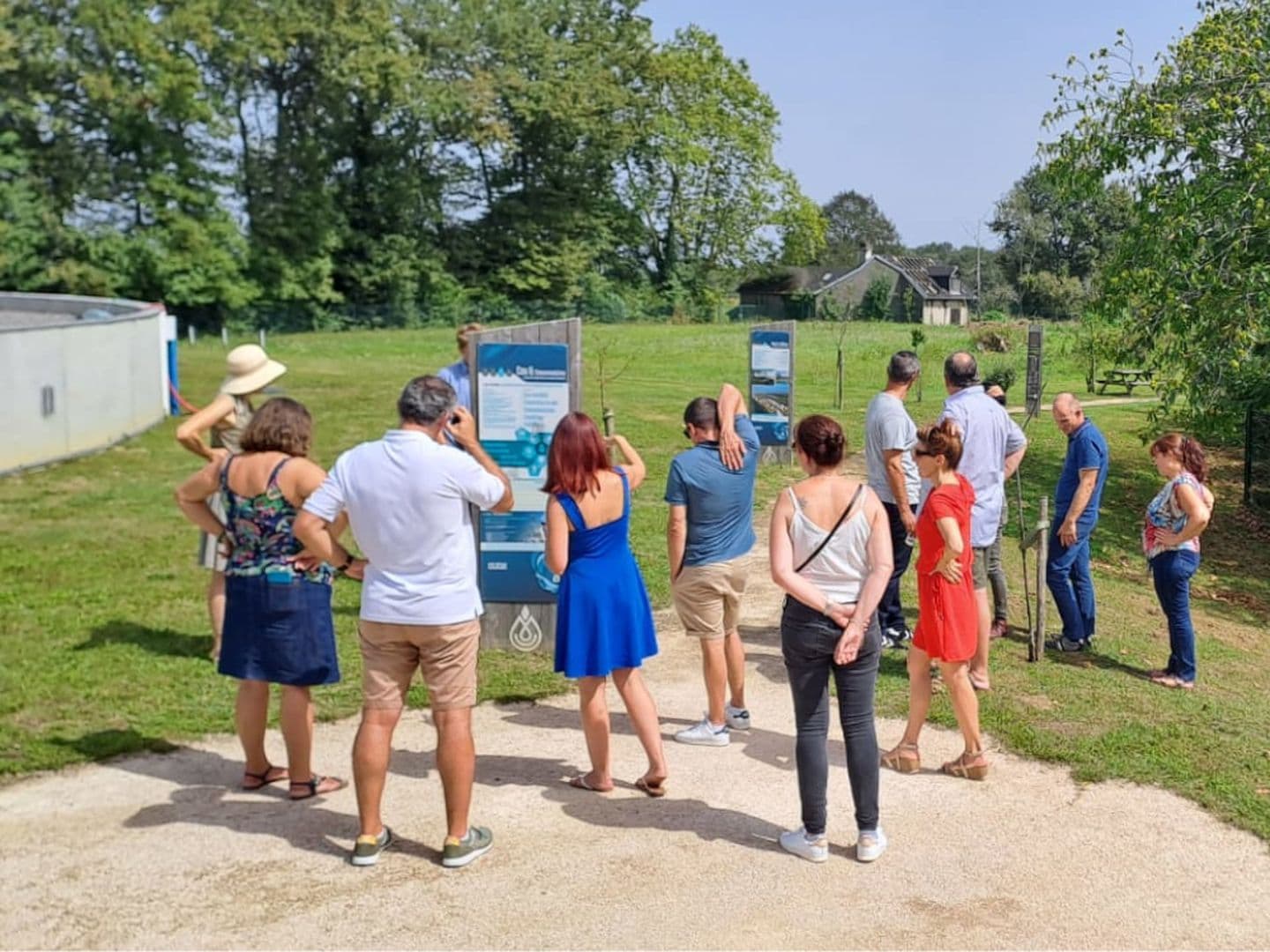 Buros maison de l'eau parcours extérieur