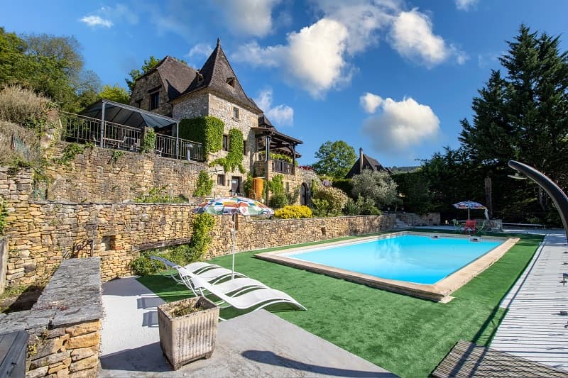 pigeonnier sinzelle - piscine