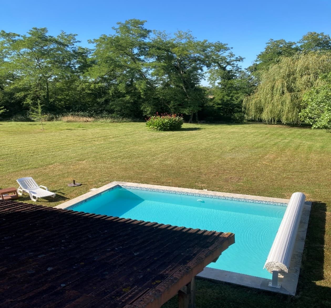 Piscine du gîte la Grenadille à Bourdalat avec Gîtes de France Landes