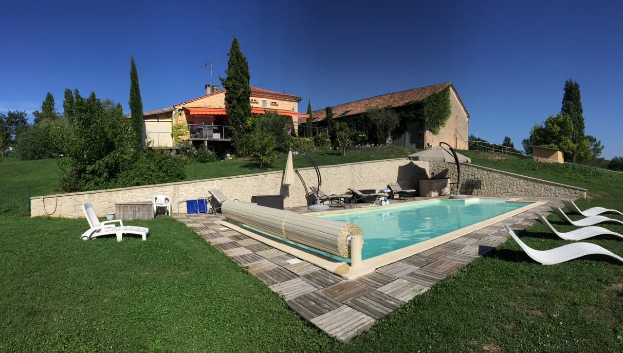 Fumel_La ferme de Pouzatel_Lafon_piscine