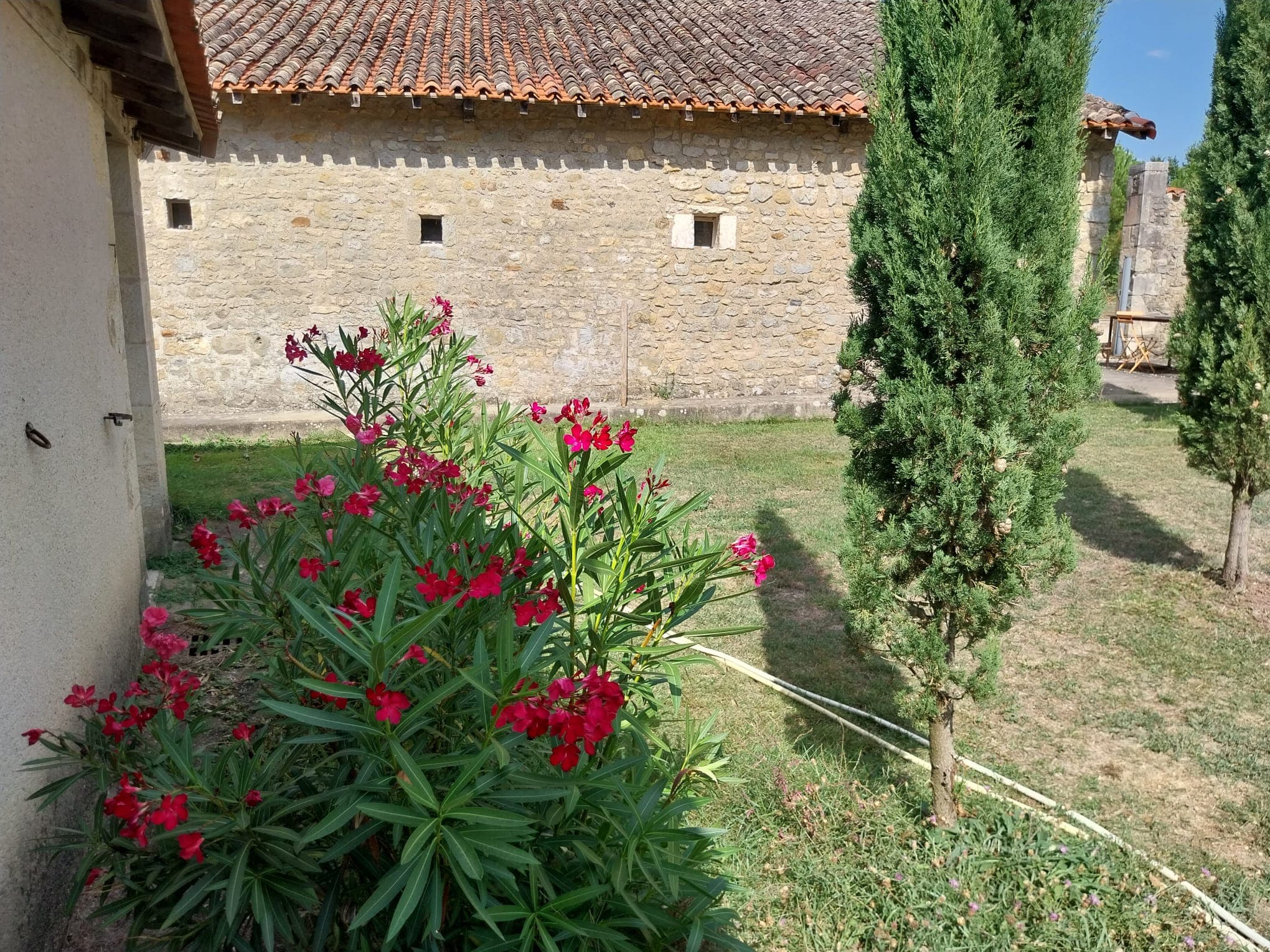 Domaine d'Ancia à Anché _ Vienne _près de la grange