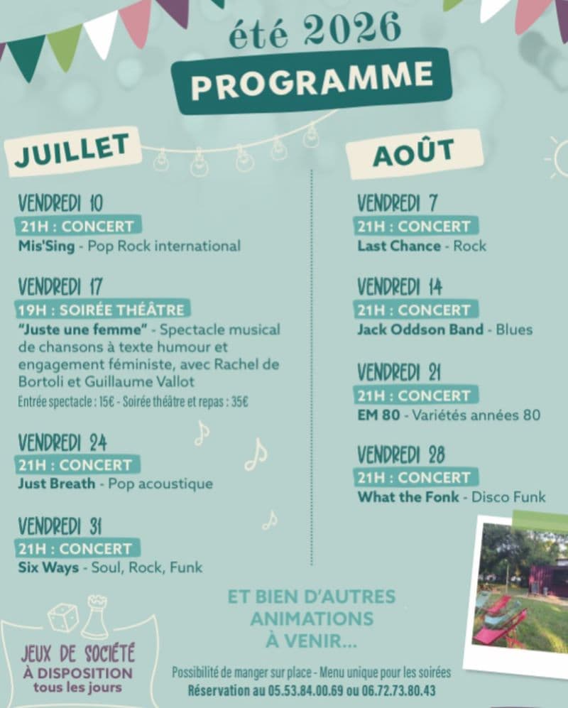 programme ete 2026