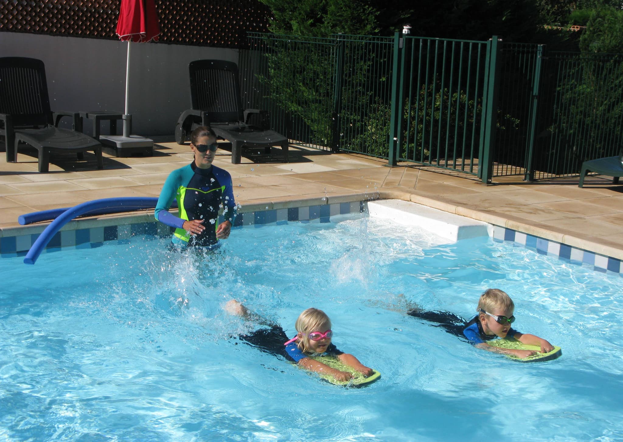 Cours de natation à domicile