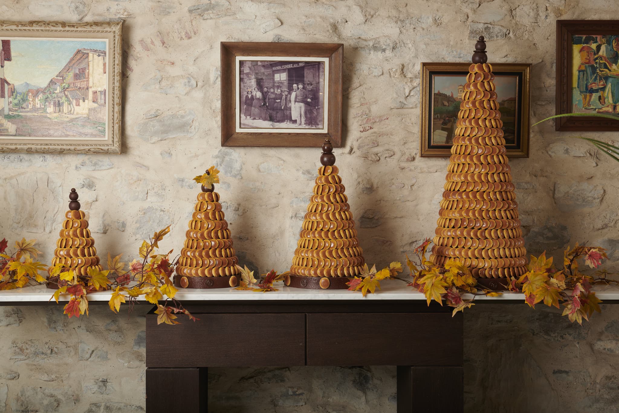 pyramides de macarons