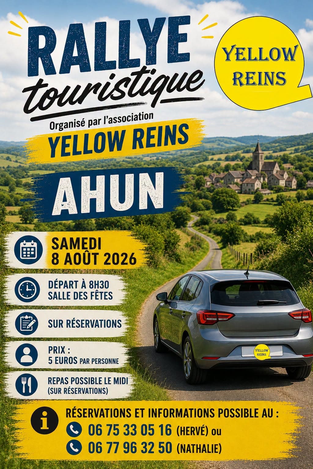 rallye touristique 2026 Ahun