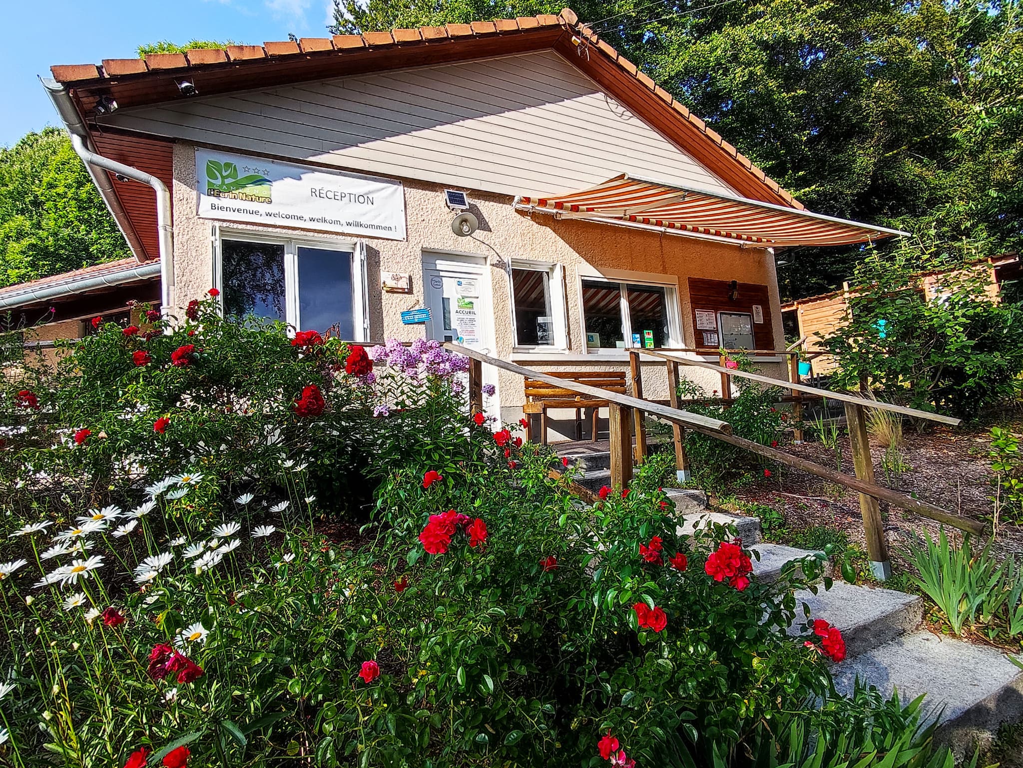 Réception camping ecrin nature