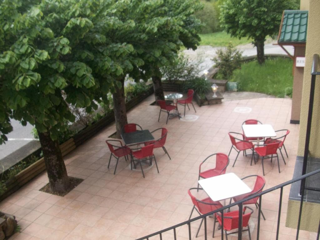 Hôtel-Restaurant Le Rive Gauche terrasse