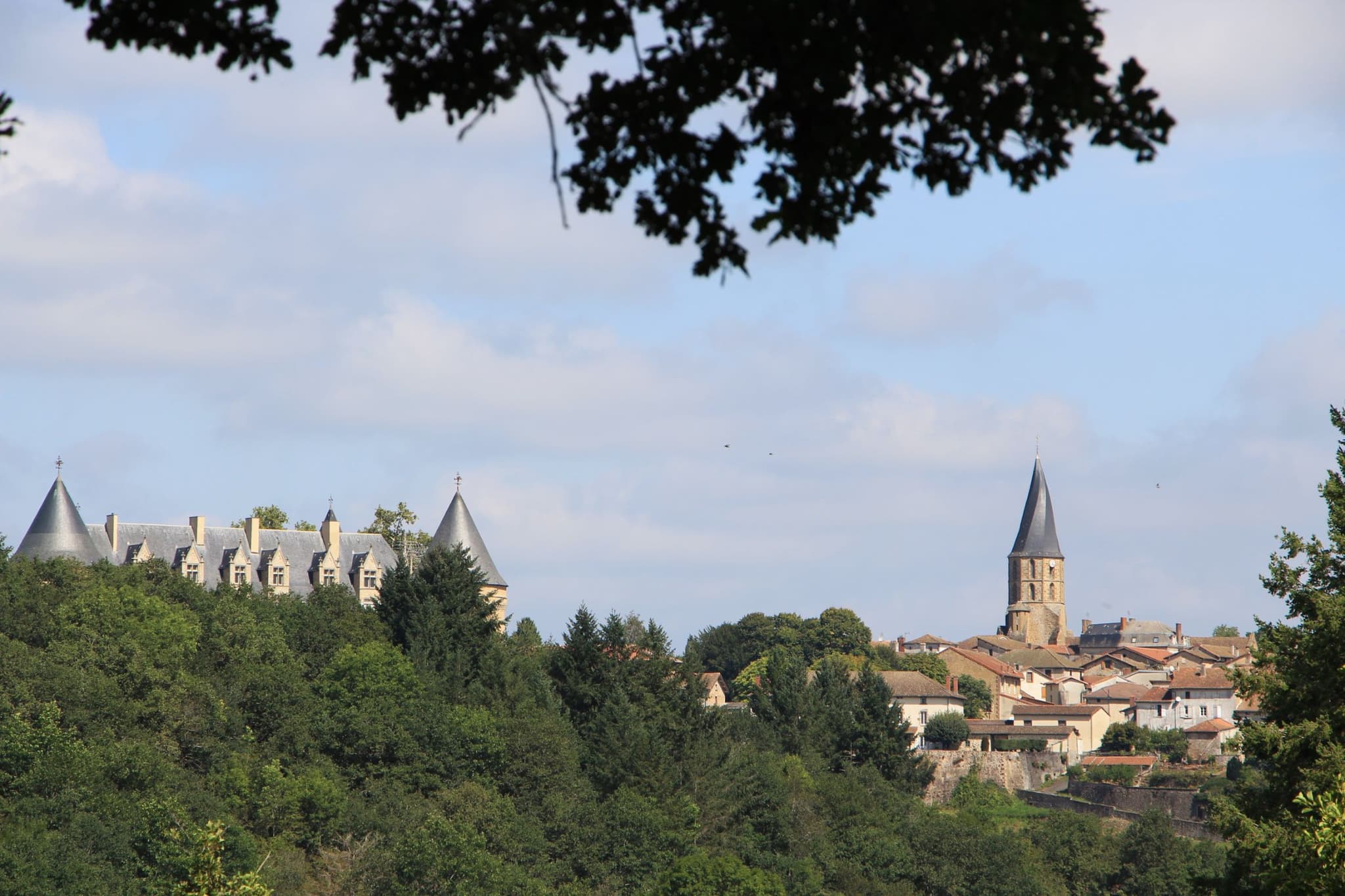 Vue sur la ville - Rochechouart