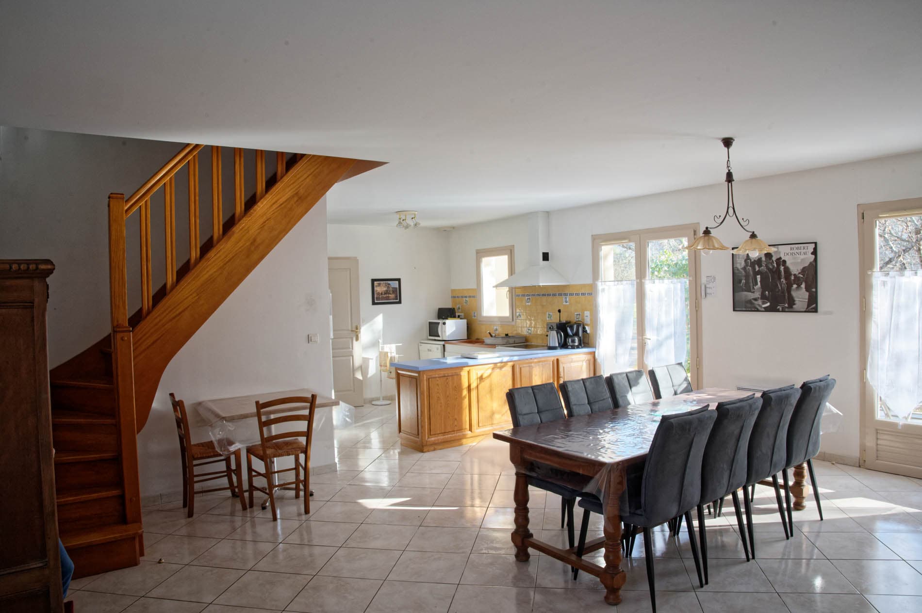 GÎTE LA CHÂTAIGNERAIE - salle à manger