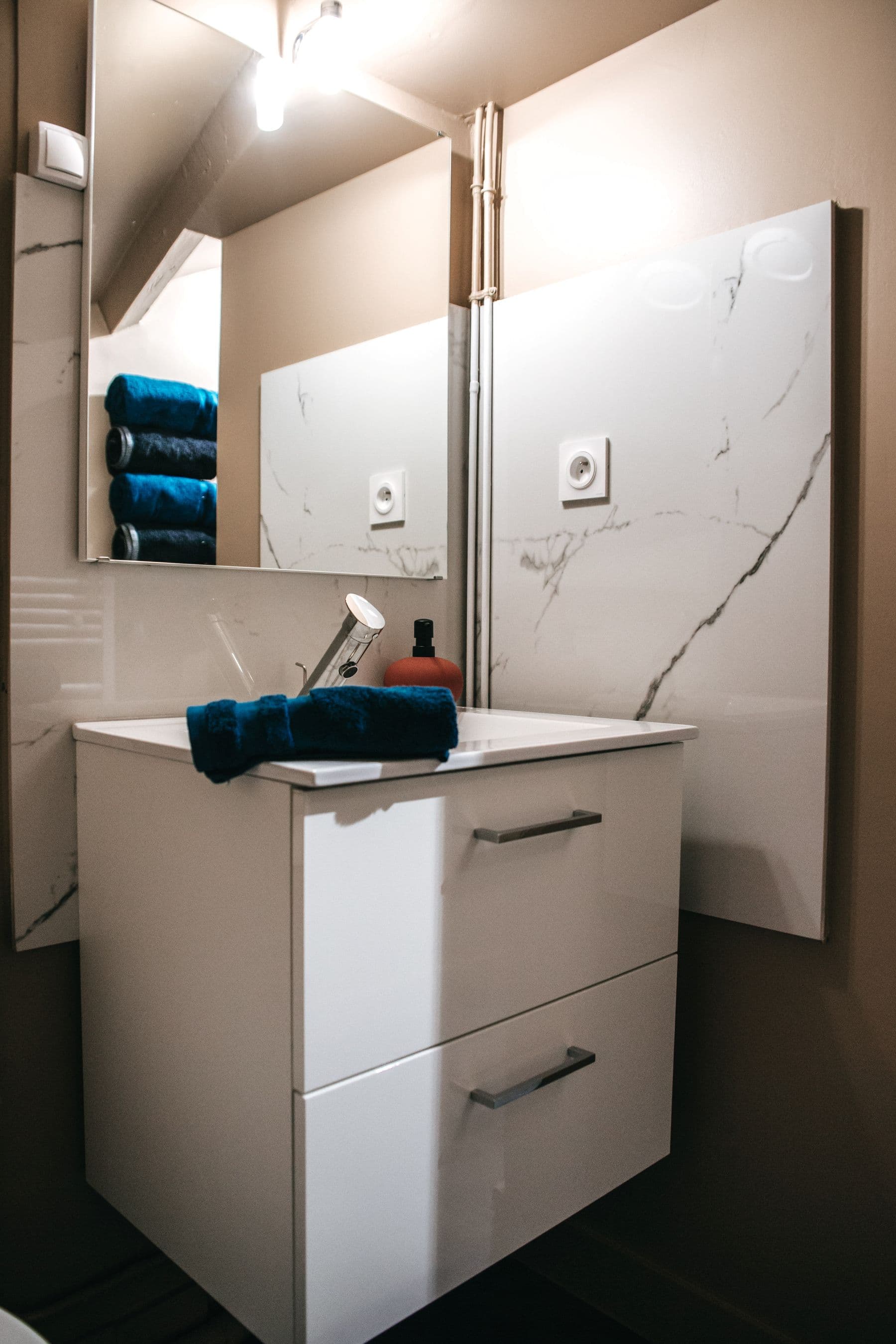 salle de bain cocooning