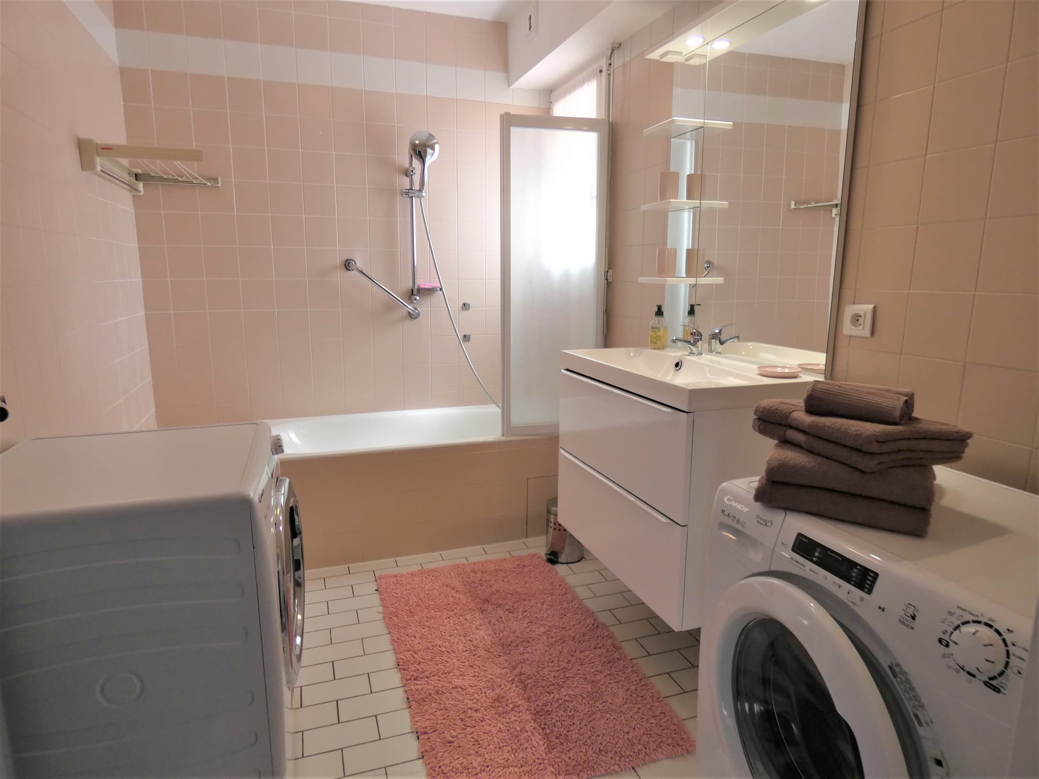 Baignoire de l'Appartement Jean Rameau à Dax avec Gîtes de France Landes