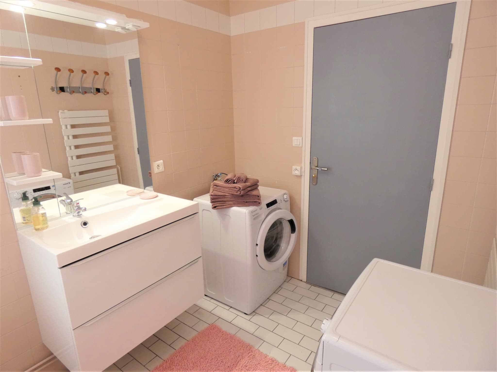Salle de bains de l'Appartement Jean Rameau à Dax avec Gîtes de France Landes