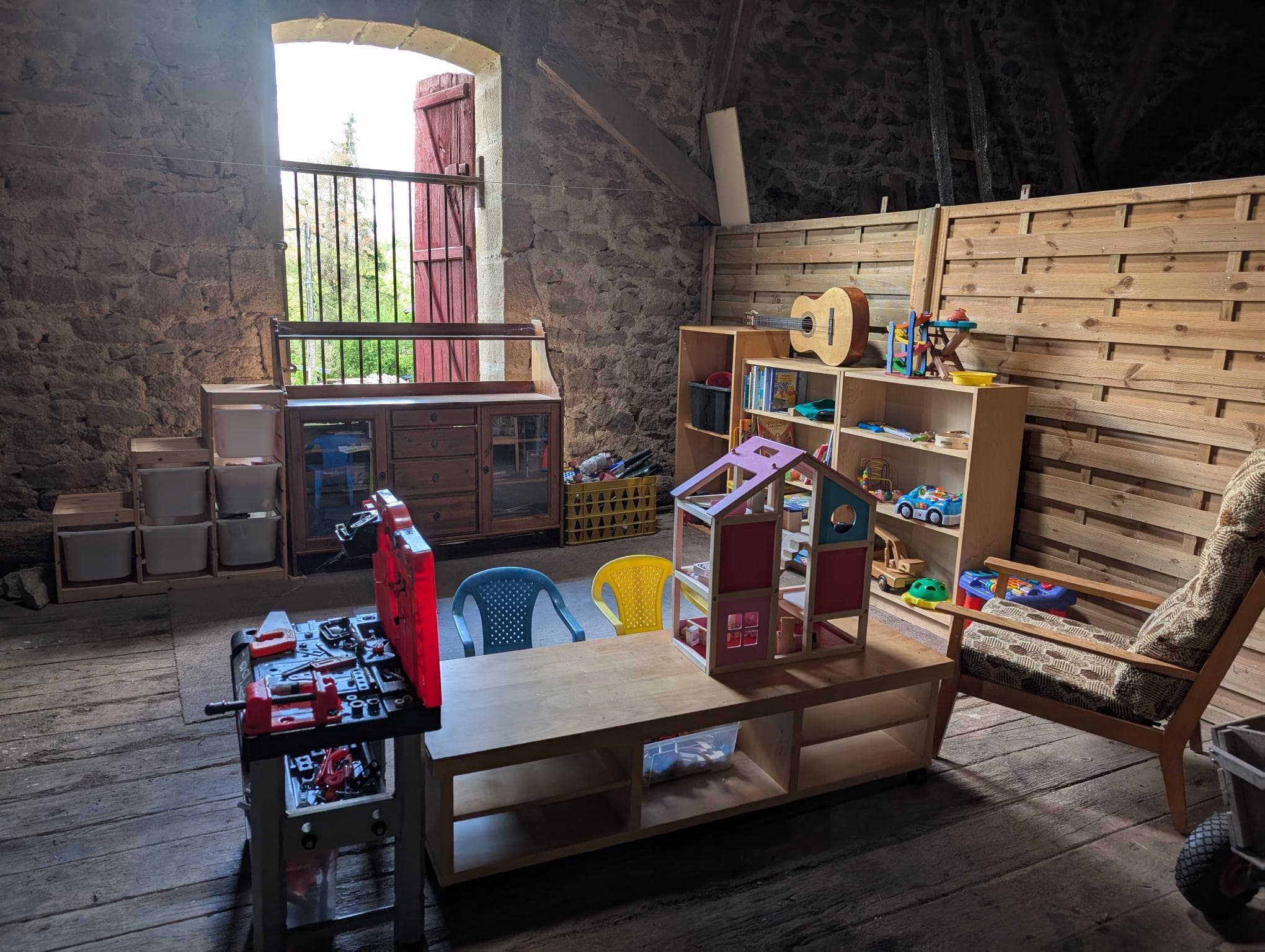 salle de jeux abritée
