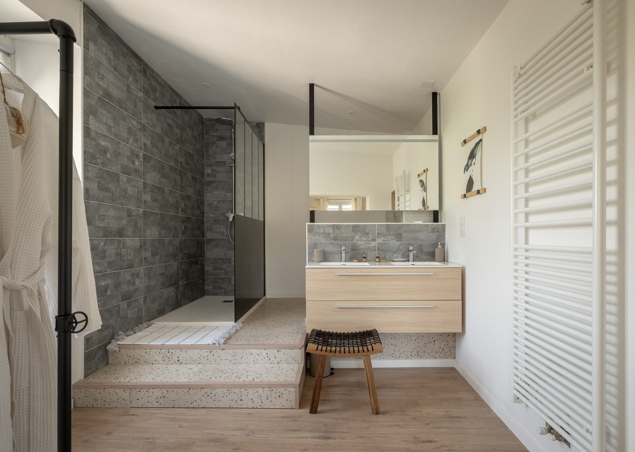 salle debain chambre 4 gite 1
