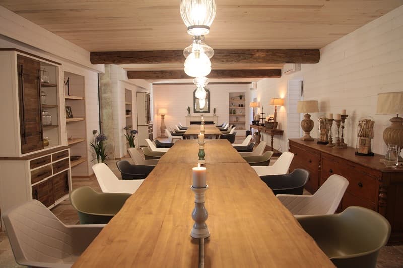 salle a manger Clos des charmes gîte grande capacité Dordogne Périgord