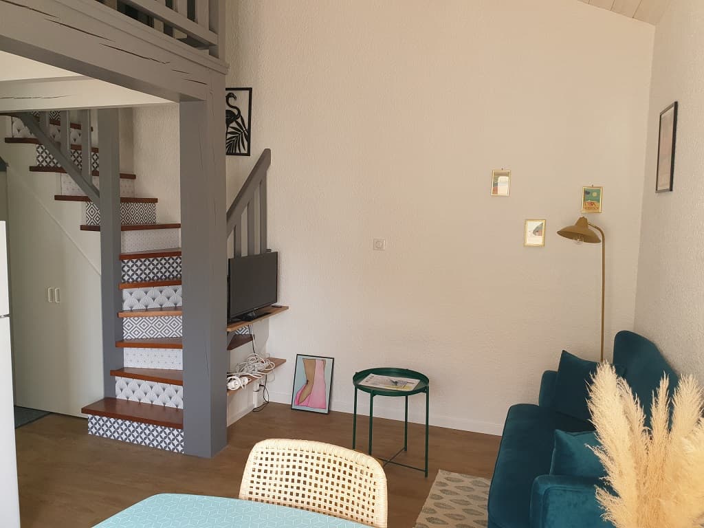salon et escalier
