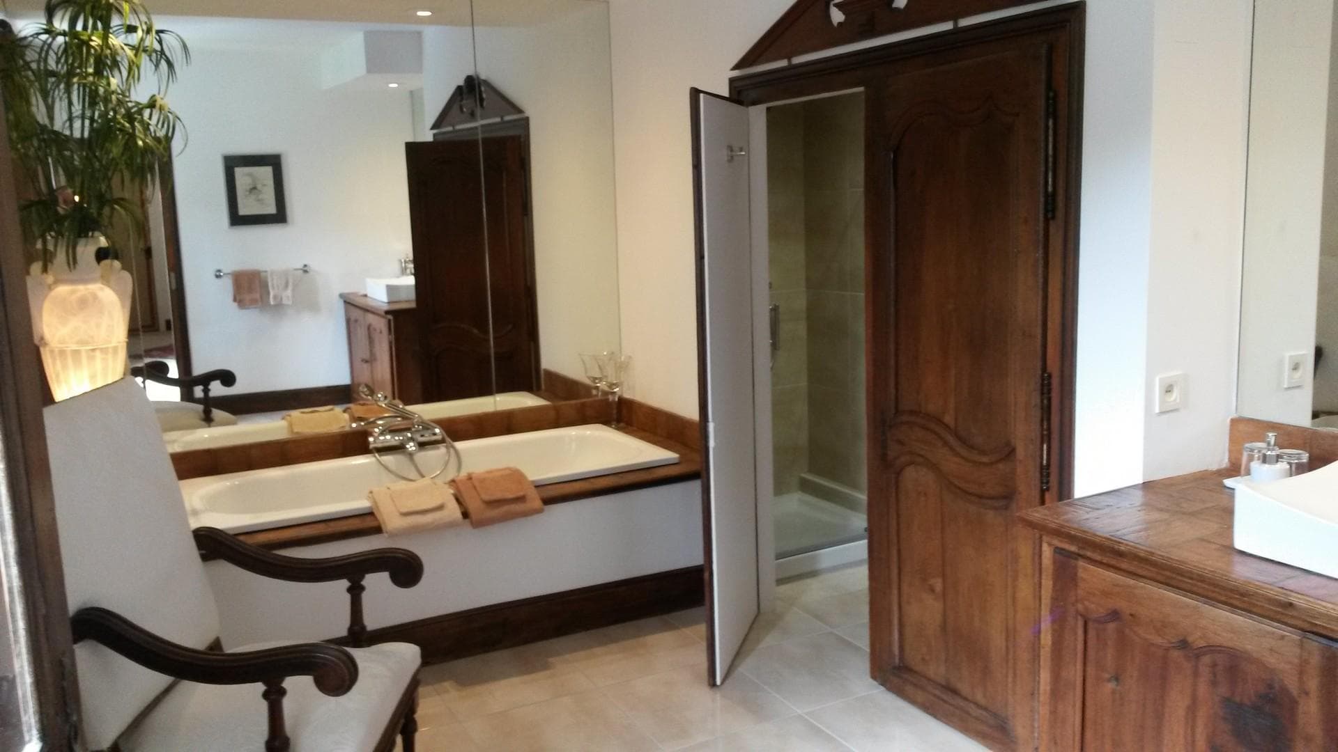 Salle de bain chambre Chêne