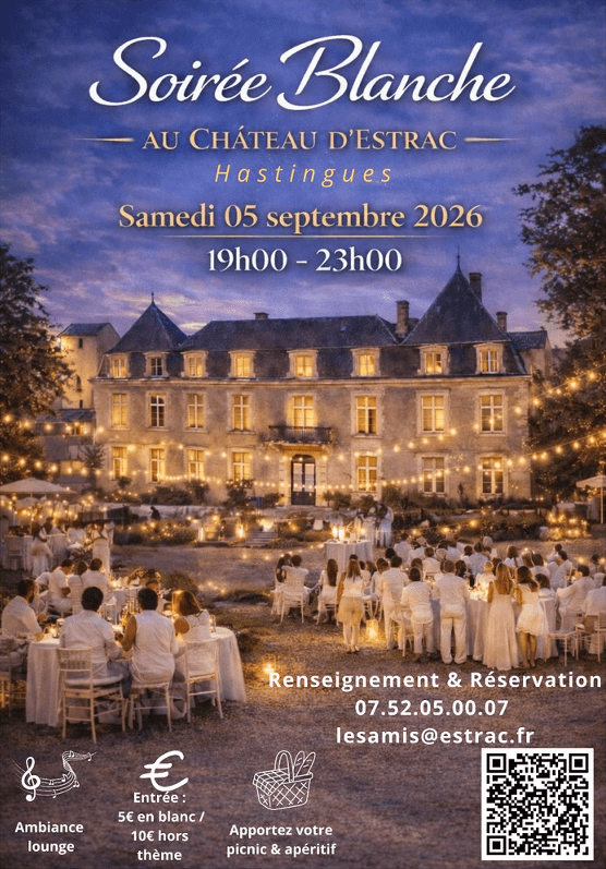 Soirée Blanche château d'estrac