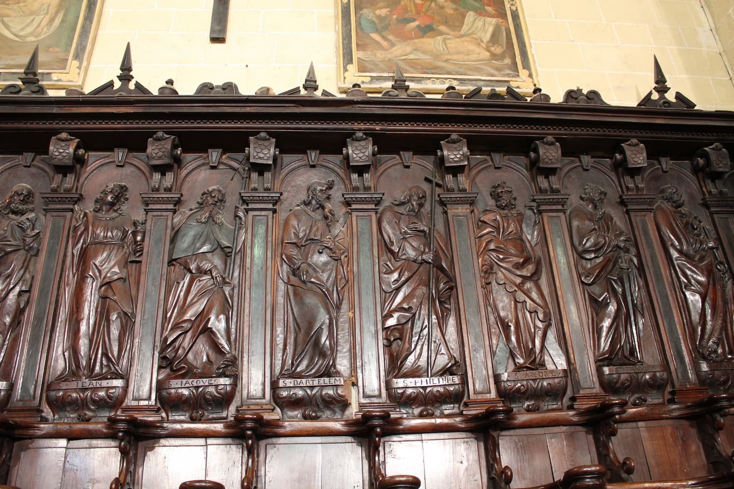 stalles cathédrale de Lescar