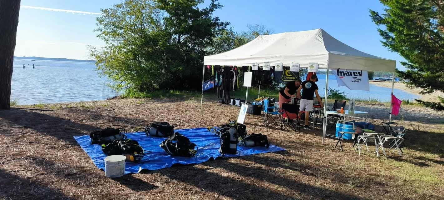 stand baptème plongée