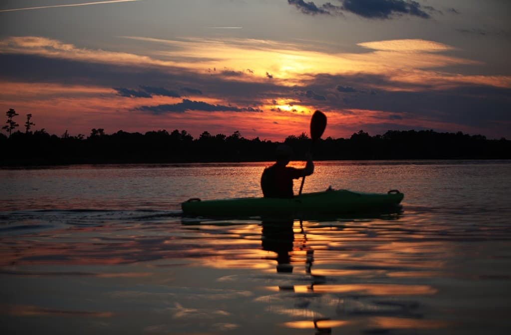 canoë nocturne