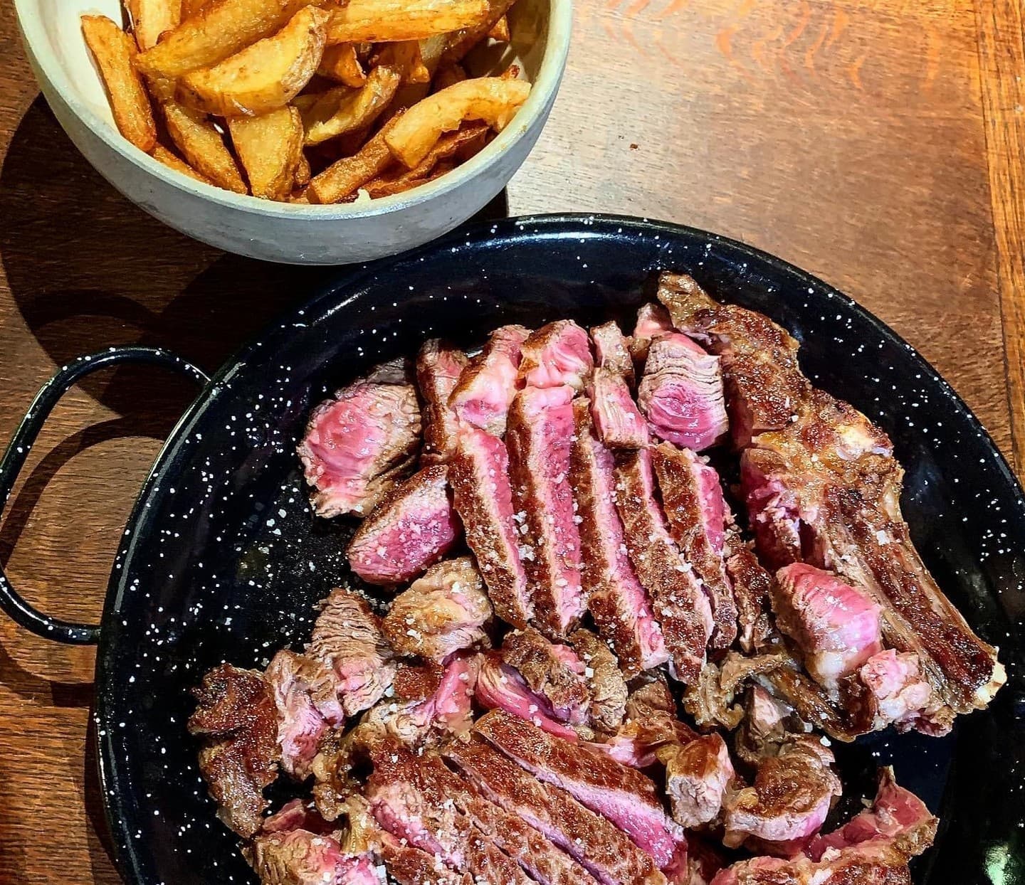 Restaurant La taverne du Gaulois - Rontignon - côte de boeuf blonde d'aquitaine